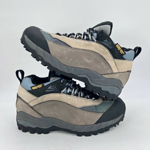 Montrail Gore Tex Gray Blue Hiking Trail Women Boot Shoes GENSTRM1201 Size 7.5 - Picture 8 of 12